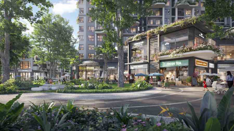 Ecopark ra mắt 32 shop thương mại khối đế Sky Retreat